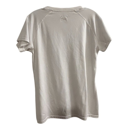 Under Armour Women's V-Neck Tee M White Short Sleeve Casual Top - Picture 7 of 8
